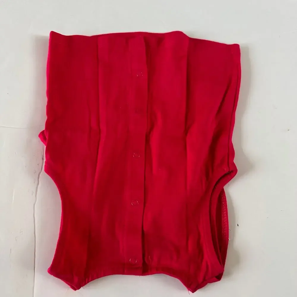 Kiabi Girls' Pink Ruffle Tank Top - Perfect for Summer! Size 9 months